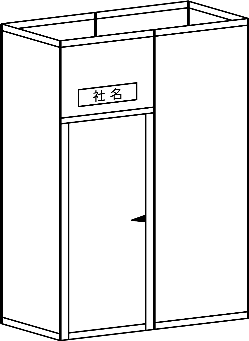 会場内ストックルーム